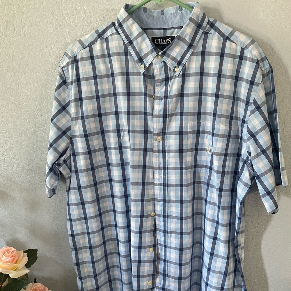 Chap’s Short Sleeve Dress Shirt For Men